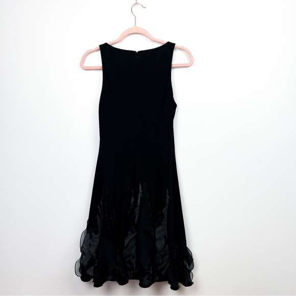 Joseph Ribkoff Little Black Dress with Ruffled Bottom Skirt - Picture 11 of 11